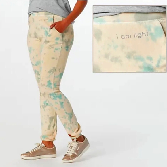 Peace Love World Pants - Peace Love World tie dye joggers